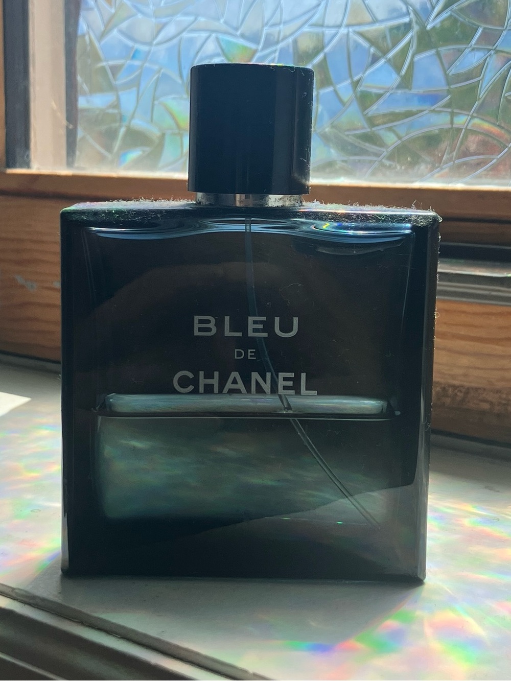 Bleu de Chanel Eau De Parfum fragrance - half full!